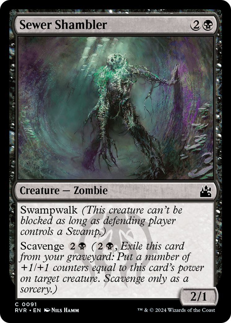 Magic: The Gathering - Sewer Shambler Foil - Ravnica Remastered