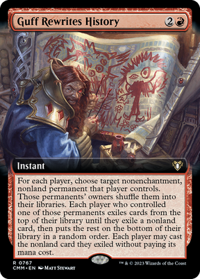 Magic: The Gathering - Guff Rewrites History - Commander Masters