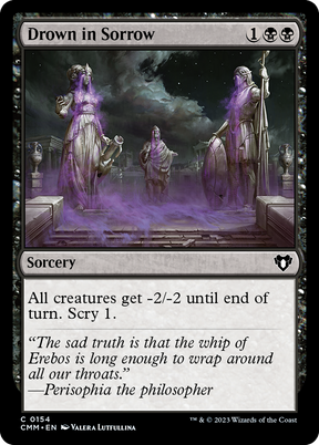 Magic: The Gathering - Drown in Sorrow Foil - Commander Masters