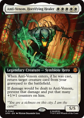 Magic: The Gathering - Anti-Venom, Horrifying Healer Foil - Marvel's Spider-Man