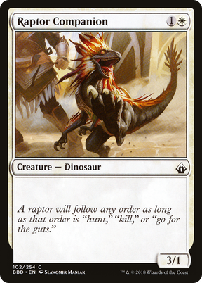 Magic: The Gathering - Raptor Companion Foil - Battlebond