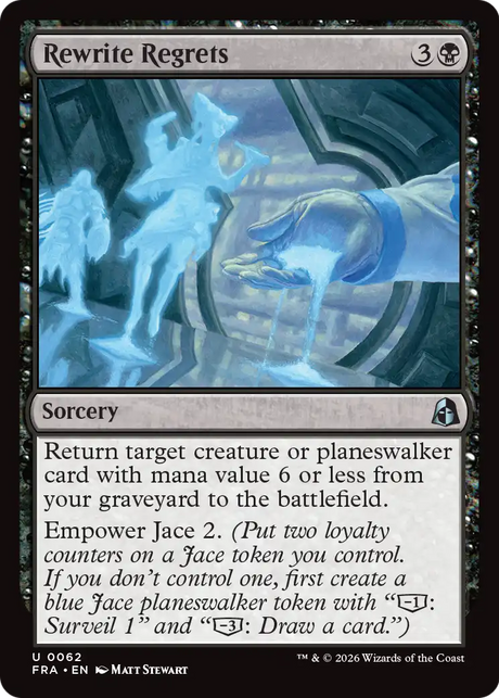 Magic: The Gathering - Rewrite Regrets Foil - Reality Fracture