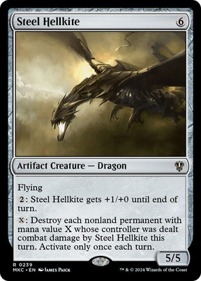 Magic: The Gathering - Steel Hellkite - Murders at Karlov Manor Commander