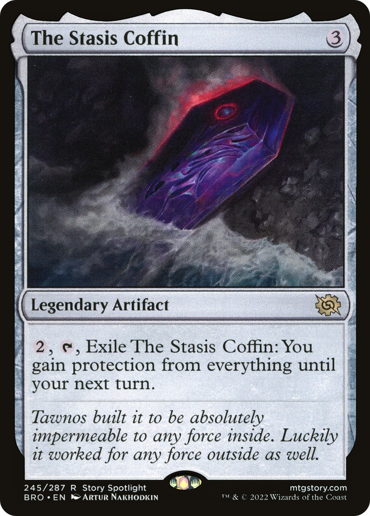 Magic: The Gathering - The Stasis Coffin Foil - The Brothers' War