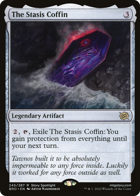 Magic: The Gathering - The Stasis Coffin Foil - The Brothers' War