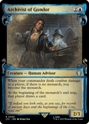 Magic: The Gathering - Archivist of Gondor - Tales of Middle-earth Commander