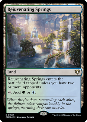 Magic: The Gathering - Rejuvenating Springs Foil - Commander Masters