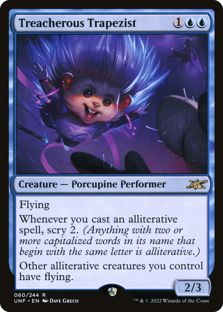 Magic: The Gathering - Treacherous Trapezist - Unfinity