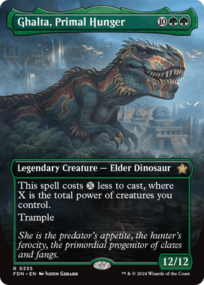 Magic: The Gathering - Ghalta, Primal Hunger Foil - Foundations