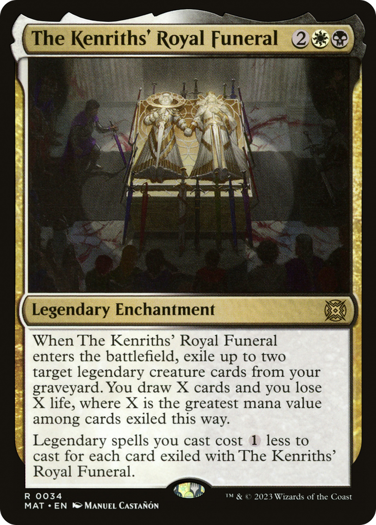 Magic: The Gathering - The Kenriths' Royal Funeral Foil - March of the Machine: The Aftermath