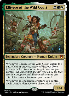 Magic: The Gathering - Ellivere of the Wild Court - Wilds of Eldraine Commander