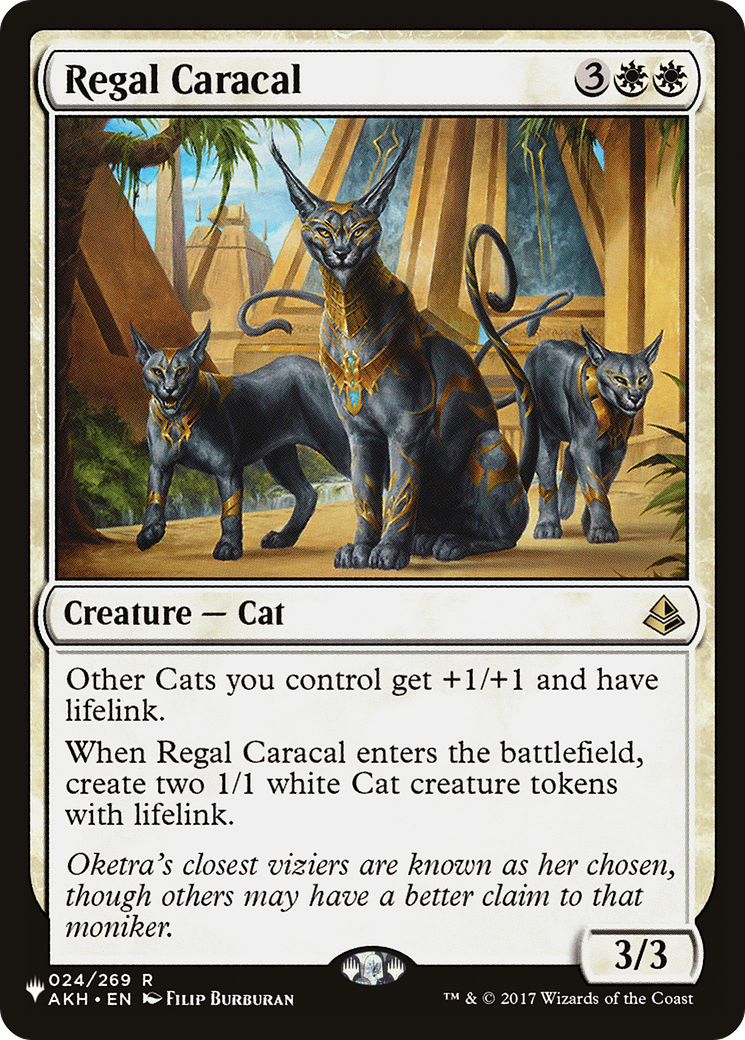 Magic: The Gathering - Regal Caracal - The List