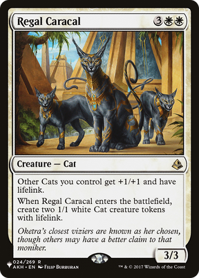 Magic: The Gathering - Regal Caracal - The List
