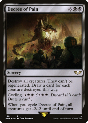 Magic: The Gathering - Decree of Pain - Warhammer 40000 Commander