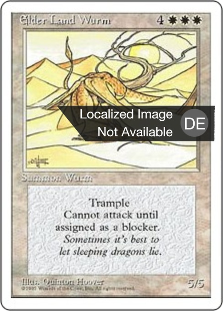 Magic: The Gathering - Urzeitlicher Landwurm - Fourth Edition