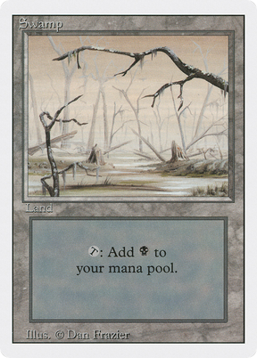 Magic: The Gathering - Swamp - Revised Edition