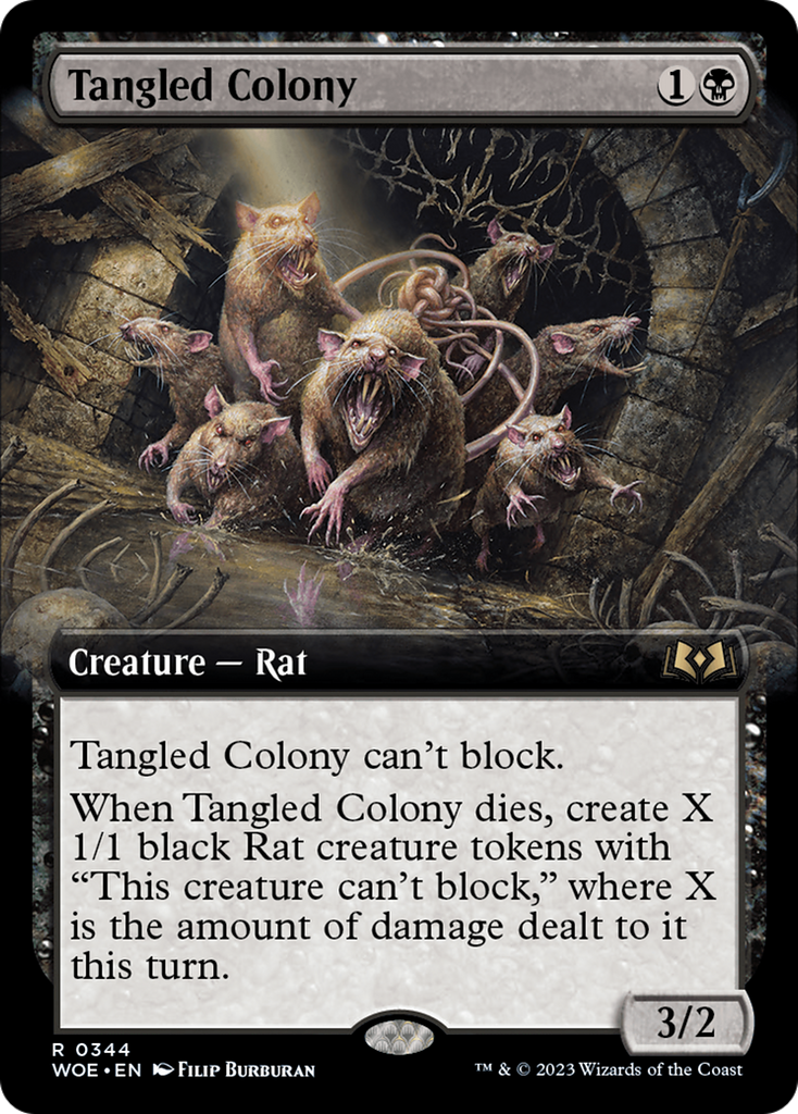 Magic: The Gathering - Tangled Colony Foil - Wilds of Eldraine