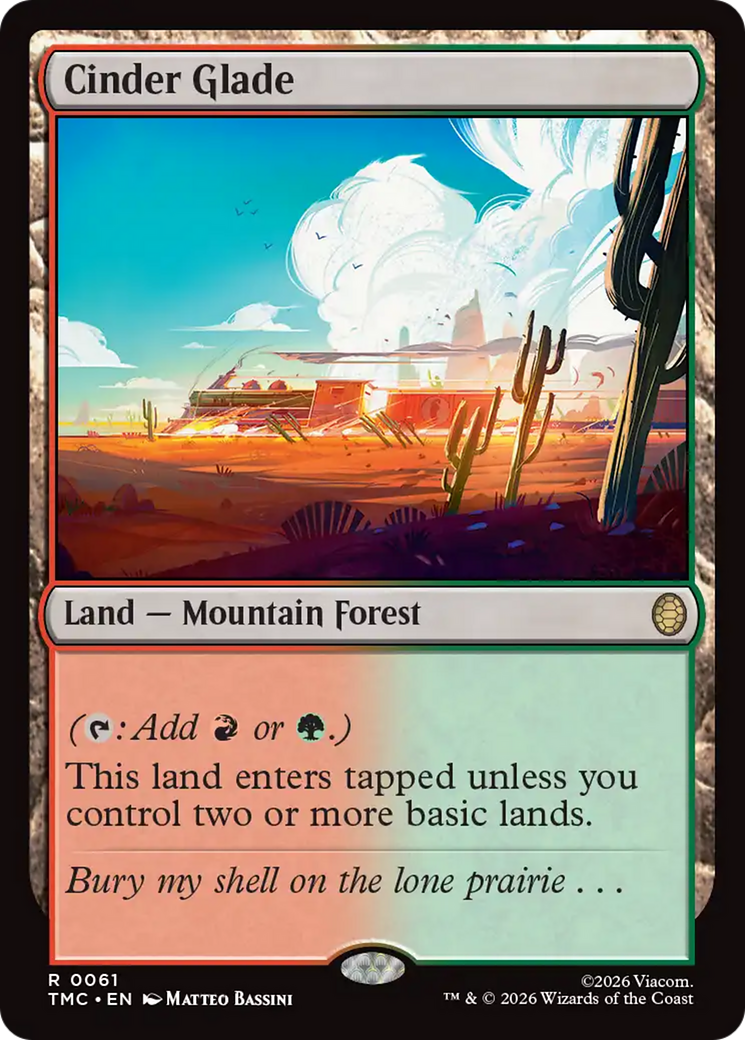 Magic: The Gathering - Cinder Glade - Teenage Mutant Ninja Turtles Eternal