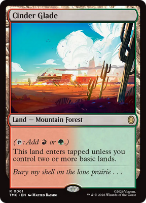 Magic: The Gathering - Cinder Glade - Teenage Mutant Ninja Turtles Eternal