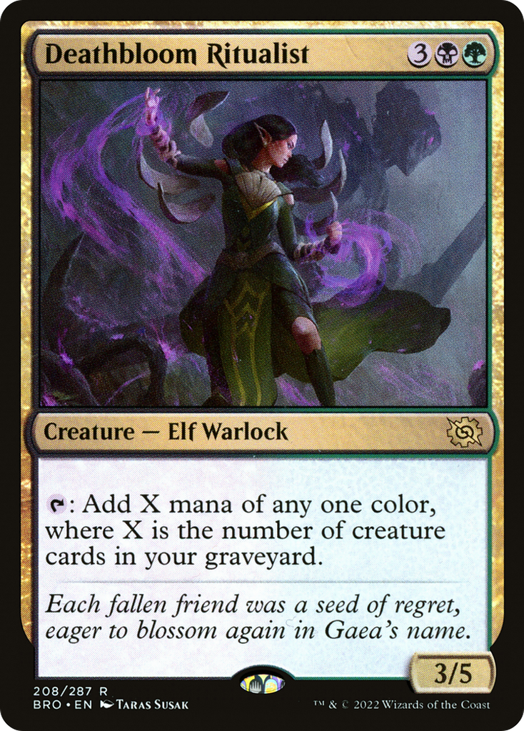 Magic: The Gathering - Deathbloom Ritualist - The Brothers' War