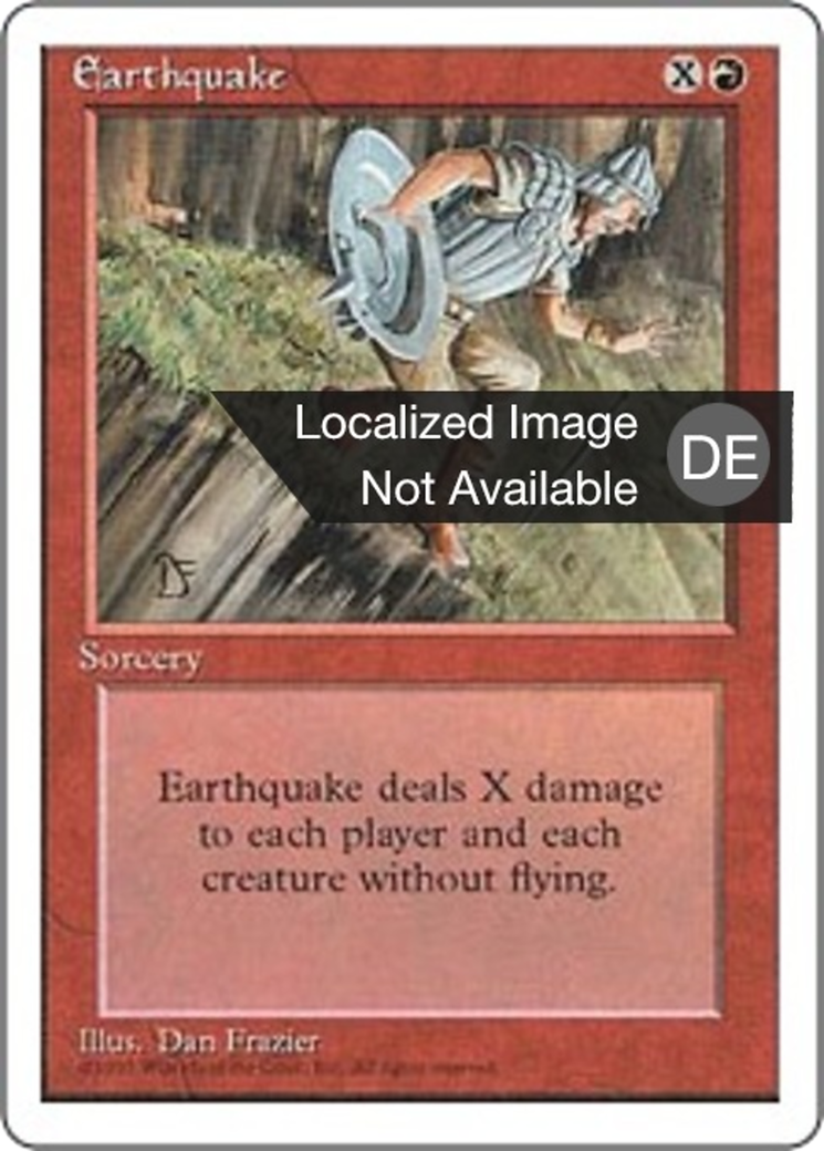 Magic: The Gathering - Erdbeben - Fourth Edition