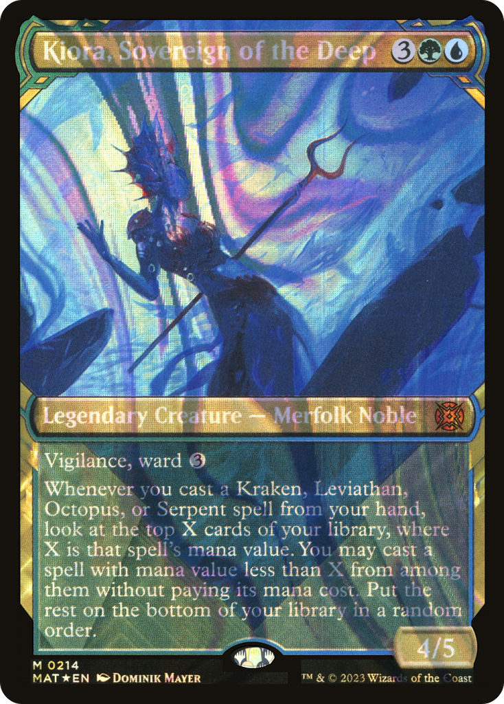 Magic: The Gathering - Kiora, Sovereign of the Deep Foil - March of the Machine: The Aftermath