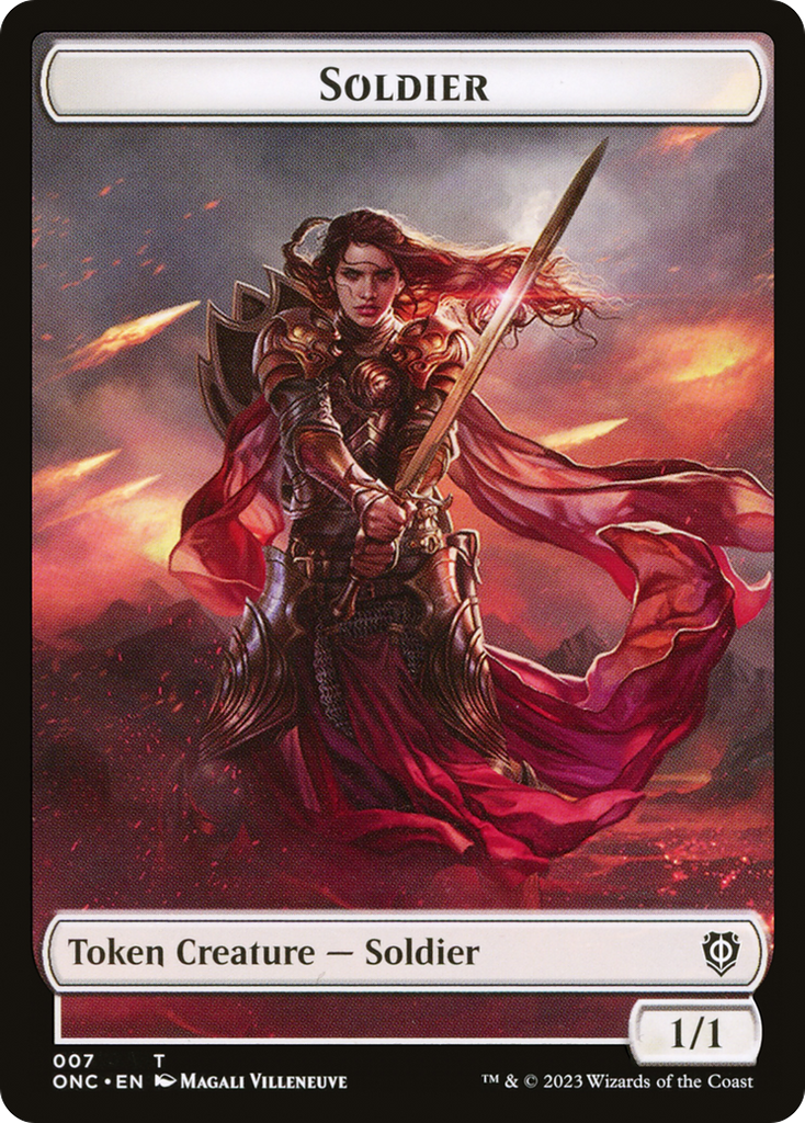 Magic: The Gathering - Soldier Token - Phyrexia: All Will Be One Commander Tokens