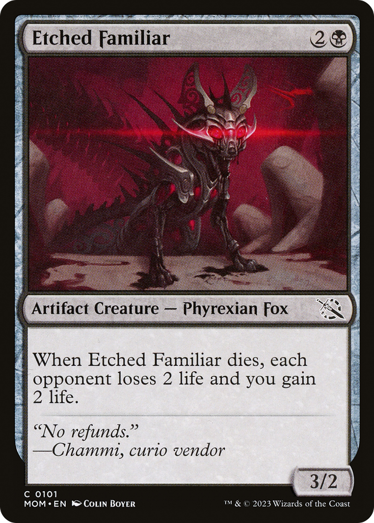 Magic: The Gathering - Etched Familiar - March of the Machine