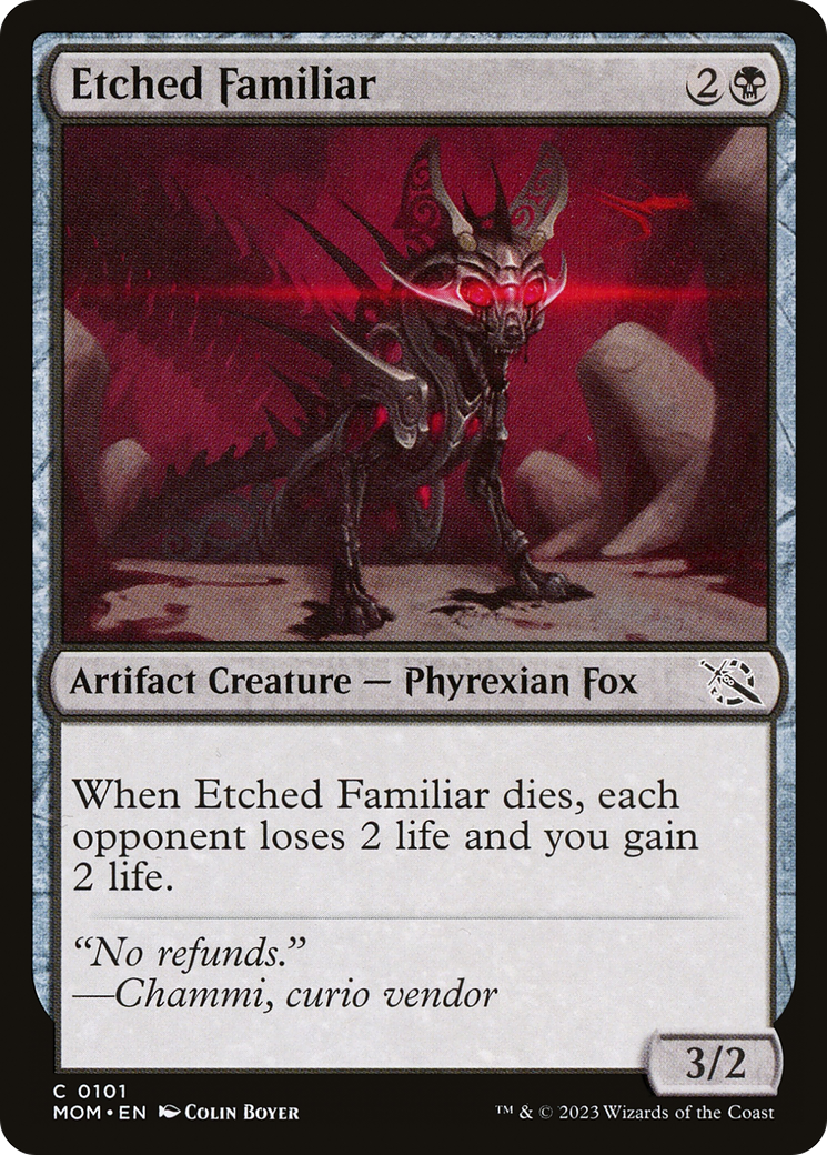 Magic: The Gathering - Etched Familiar Foil - March of the Machine