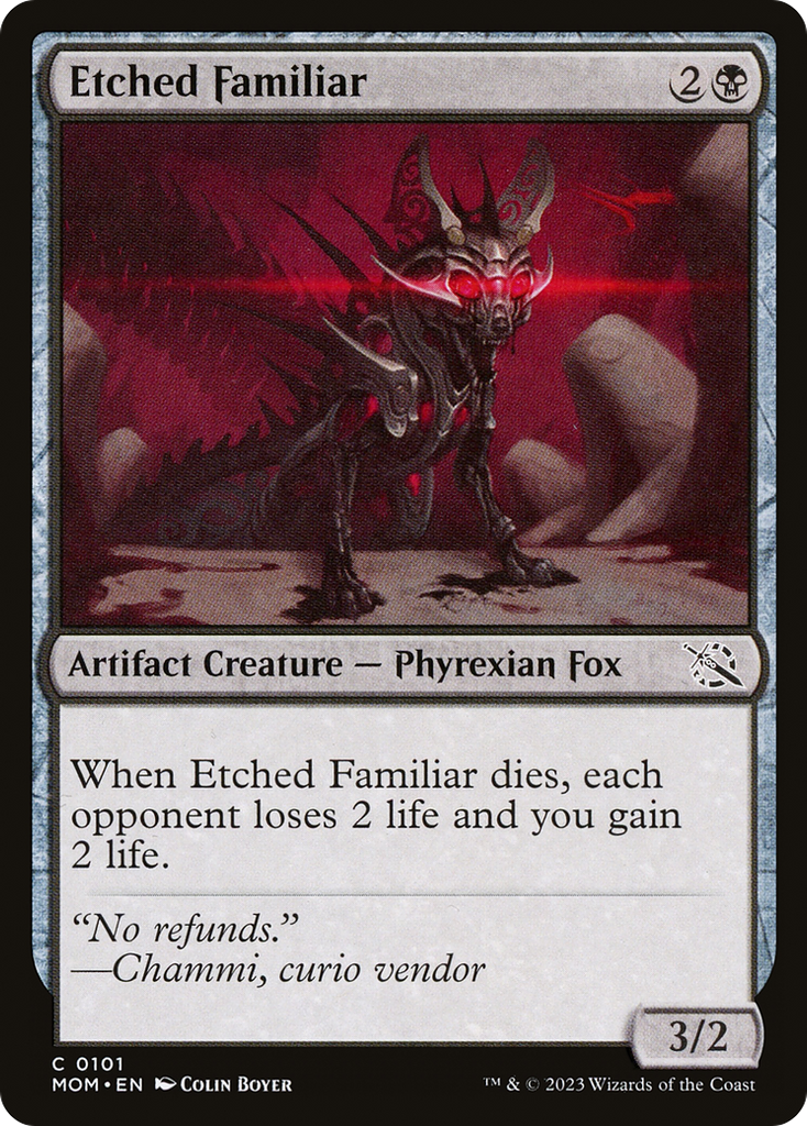 Magic: The Gathering - Etched Familiar Foil - March of the Machine