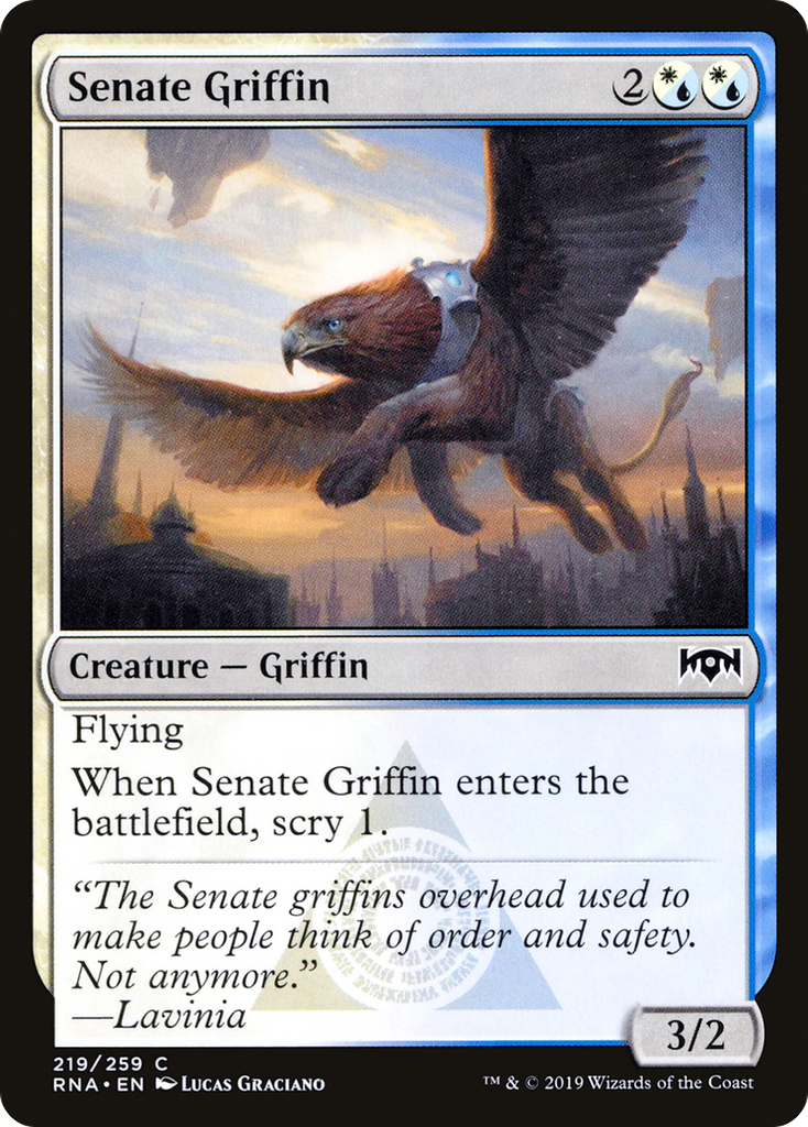 Magic: The Gathering - Senate Griffin Foil - Ravnica Allegiance