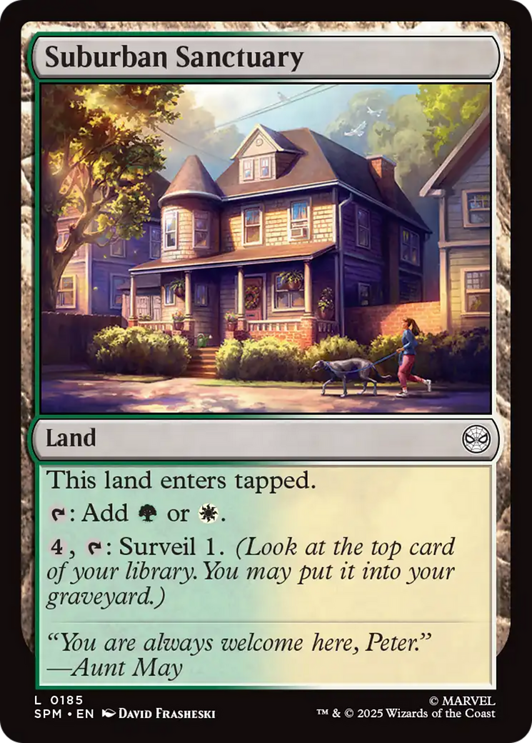 Magic: The Gathering - Suburban Sanctuary Foil - Marvel's Spider-Man