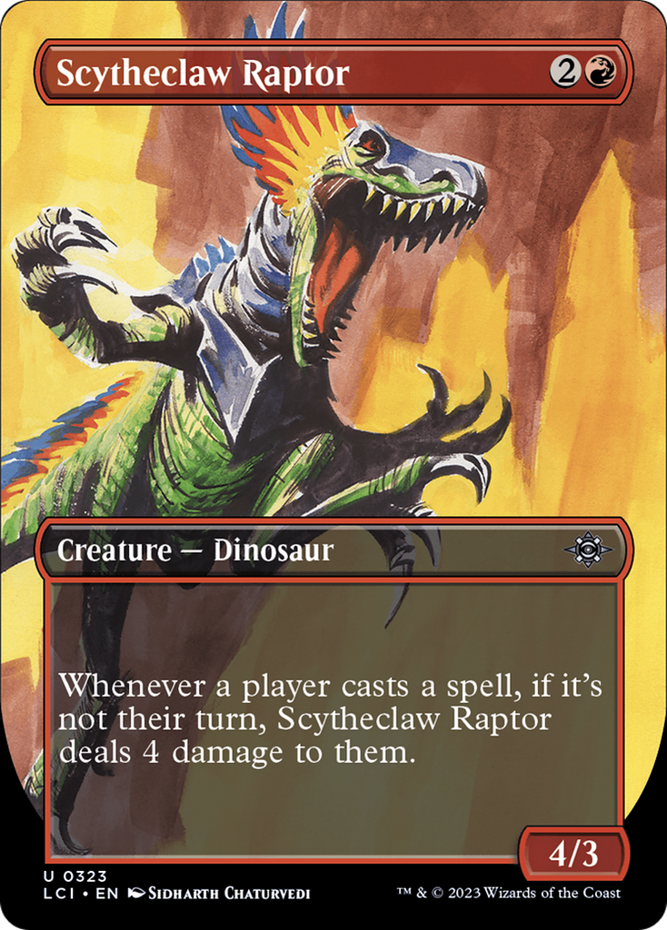 Magic: The Gathering - Scytheclaw Raptor - The Lost Caverns of Ixalan