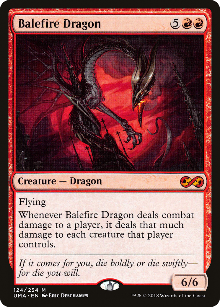 Magic: The Gathering - Balefire Dragon Foil - Ultimate Masters