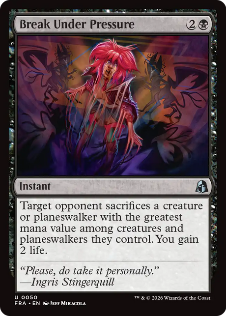 Magic: The Gathering - Break Under Pressure Foil - Reality Fracture
