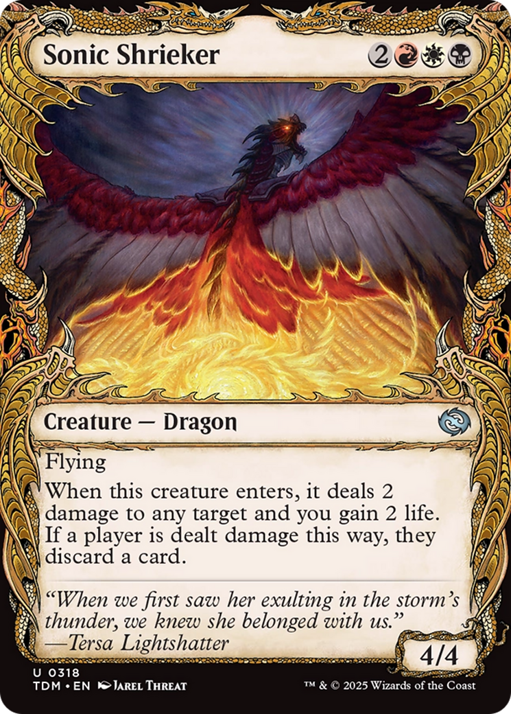 Magic: The Gathering - Sonic Shrieker Foil - Tarkir: Dragonstorm
