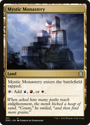 Magic: The Gathering - Mystic Monastery - Dominaria United Commander