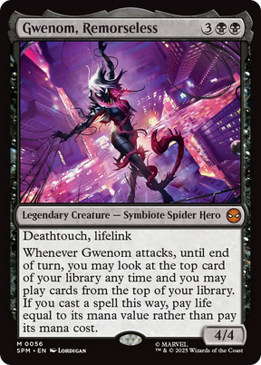 Magic: The Gathering - Gwenom, Remorseless Foil - Marvel's Spider-Man