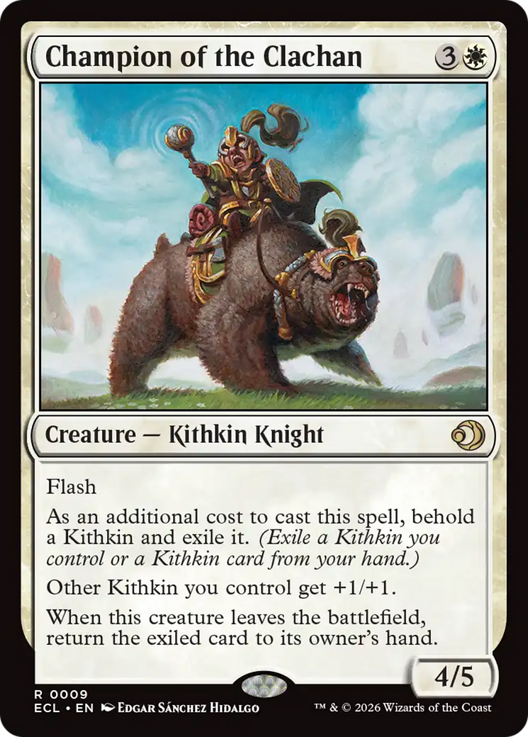 Magic: The Gathering - Champion of the Clachan Foil - Lorwyn Eclipsed