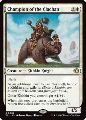 Magic: The Gathering - Champion of the Clachan Foil - Lorwyn Eclipsed