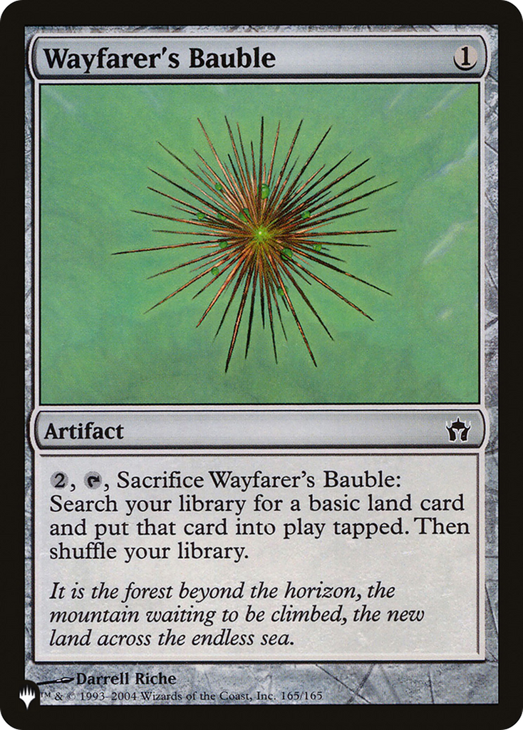 Magic: The Gathering - Wayfarer's Bauble - The List