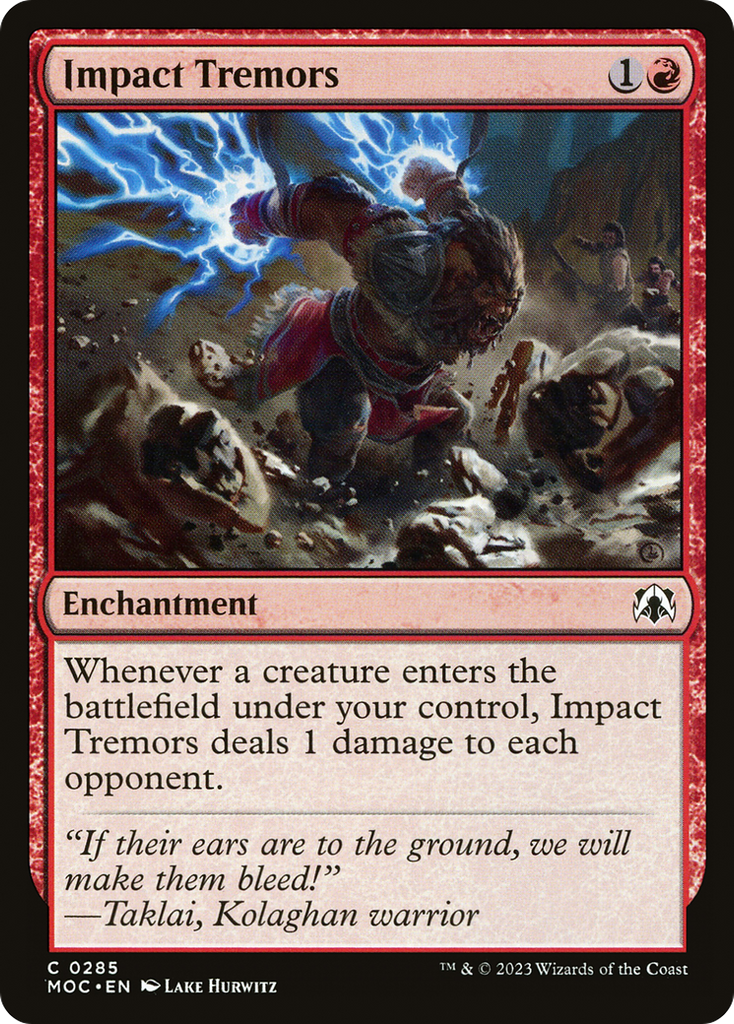 Magic: The Gathering - Impact Tremors - March of the Machine Commander