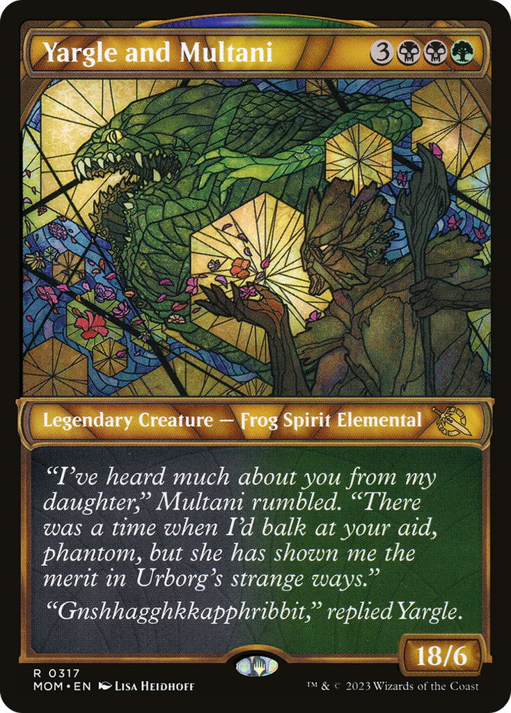 Magic: The Gathering - Yargle and Multani Foil - March of the Machine