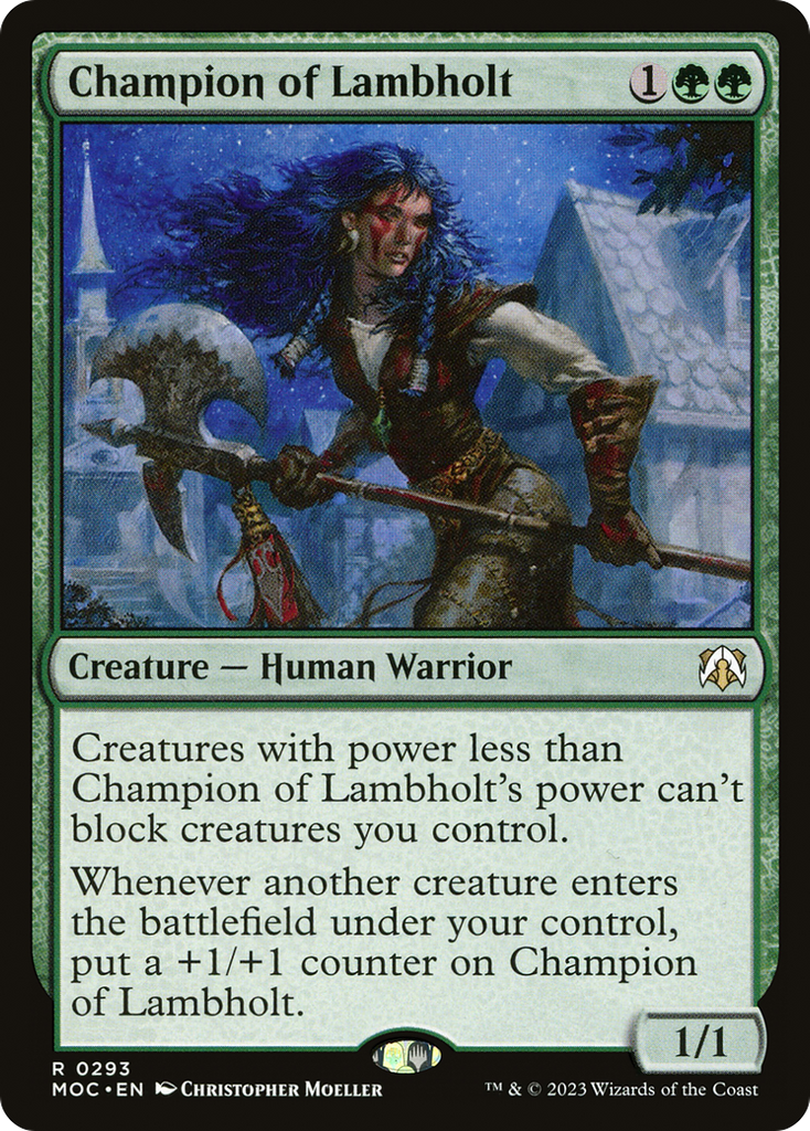 Magic: The Gathering - Champion of Lambholt - March of the Machine Commander