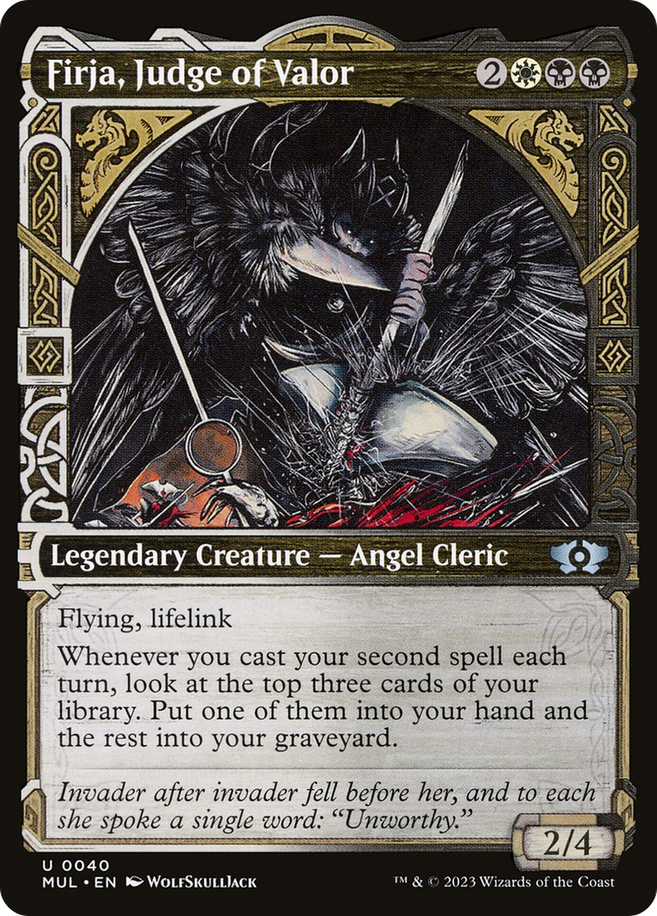 Magic: The Gathering - Firja, Judge of Valor Foil - Multiverse Legends