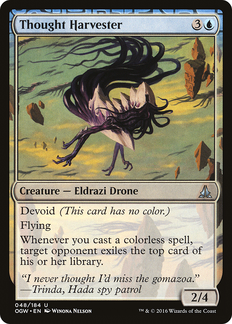 Magic: The Gathering - Thought Harvester Foil - Oath of the Gatewatch
