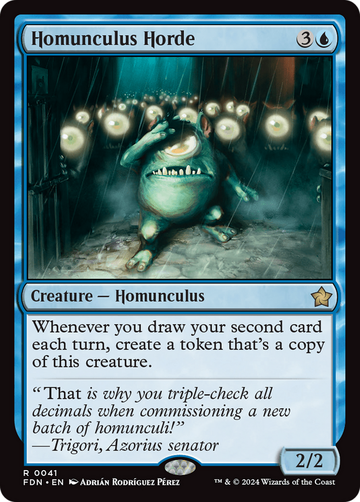 Magic: The Gathering - Homunculus Horde - Foundations