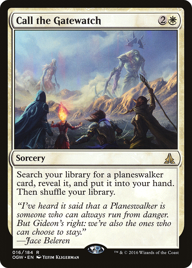 Magic: The Gathering - Call the Gatewatch Foil - Oath of the Gatewatch