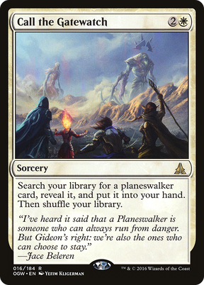 Magic: The Gathering - Call the Gatewatch Foil - Oath of the Gatewatch