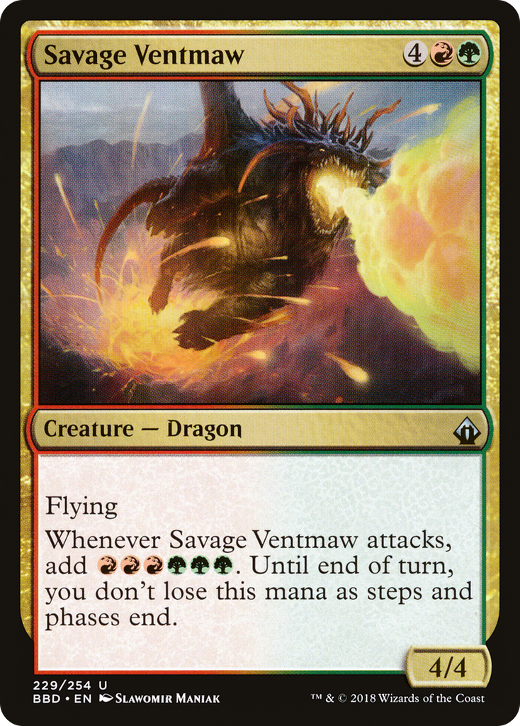 Magic: The Gathering - Savage Ventmaw Foil - Battlebond